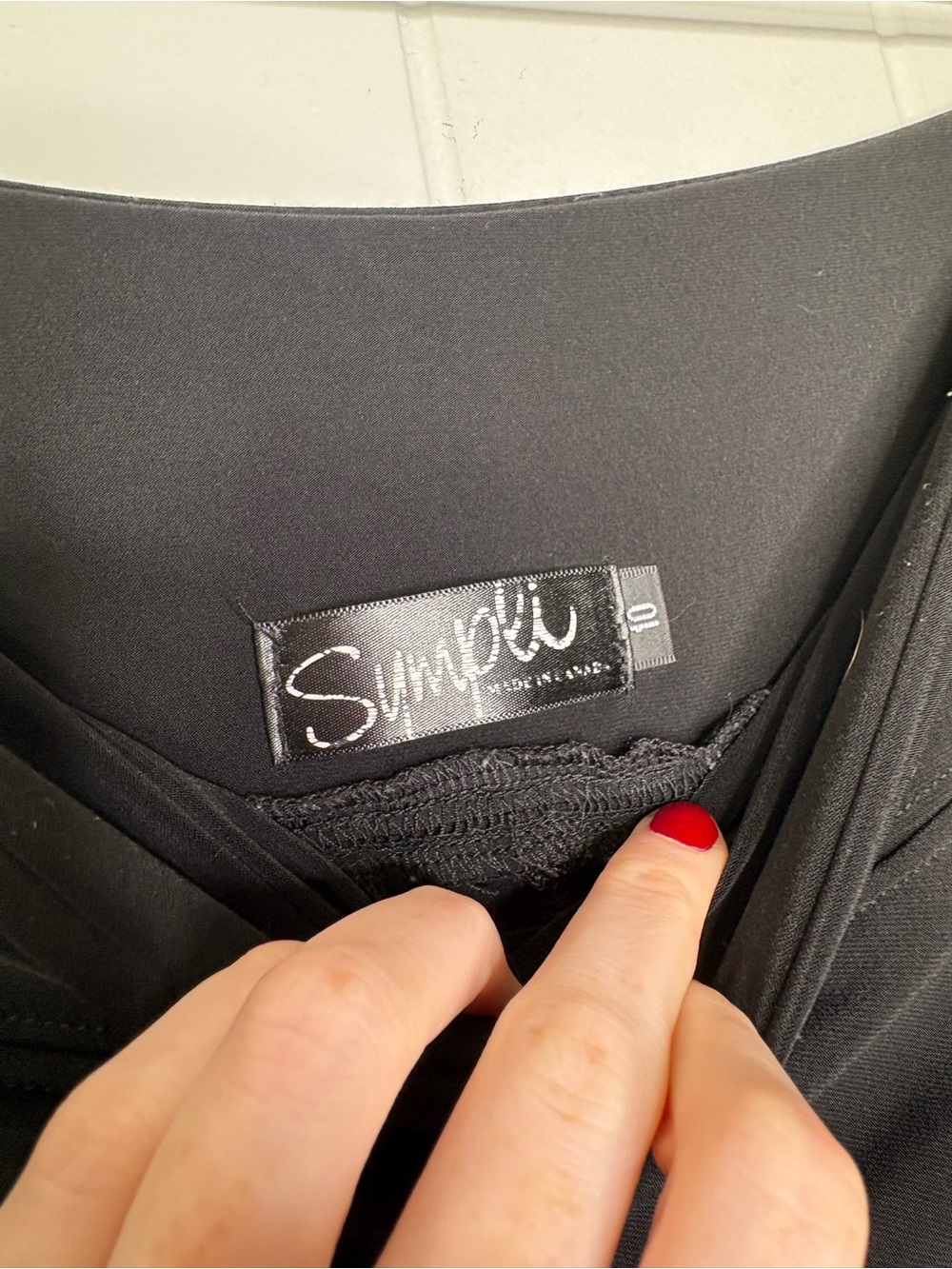 Sympli Rapt Pant Black Women’s Size 10 Laganlook Wide Leg Culotte Capris Crop - Picture 7 of 8